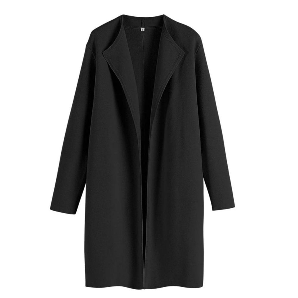 ANRABESS Women's Casual Long Sleeve Open Front Long Knitted Cardigan Size XL